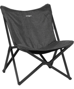 POLTRONA DA CAMPEGGIO BRUNNER "ACTION VIVAVITA RELAXER" IN ALLUMINIO E POLIESTERE GRIGIO 75X44X43/95 CM