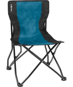 SEDIA DA CAMPEGGIO BRUNNER "ACTION EQUIFRAME" IN ACCIAIO E POLIESTERE AVIO E NERO 50,5X57X46/77 CM