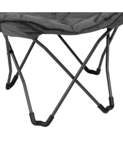 POLTRONA DA CAMPEGGIO BRUNNER "ACTION VIVAVITA LOUNGER" IN ACCIAIO E POLIESTERE GRIGIO 74X43X56/99 CM