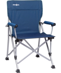 SEDIA DA CAMPEGGIO BRUNNER "CRUISER" IN ACCIAIO E POLIESTERE BLU 51X44X48/90 CM
