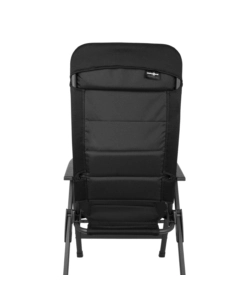 SEDIA DA CAMPEGGIO RECLINABILE BRUNNER "SKYE 3D" IN ALLUMINIO E 3DURAFEEL NERO 47X41X122 CM