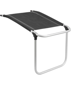 POGGIAPIEDI BRUNNER "SKYE FOOTREST" IN ALLUMINIO E SYNTEX PLUS GRIGIO SCURO 47X72X51/43 CM