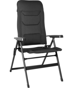 SEDIA DA CAMPEGGIO RECLINABILE "ARAVEL VITACHIC SMALL" IN ALLUMINIO E 3DURAFEEL ANTRACITE 47X44X121 CM