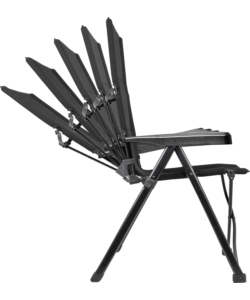 SEDIA DA CAMPEGGIO RECLINABILE BRUNNER "ARAVEL DYNAFOLD" IN POLIESTERE 51,5X46X110 CM