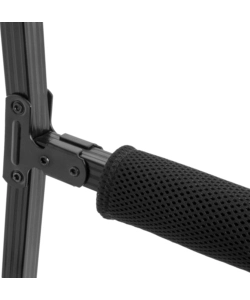 SEDIA DA CAMPEGGIO BRUNNER "ARAVEL DIRECTOR" IN ALLUMINIO E 3DURAFEEL NERO 45X35X48/87,2 CM