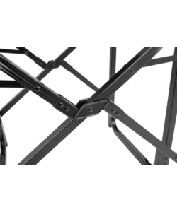 SEDIA DA CAMPEGGIO BRUNNER "ARAVEL DIRECTOR" IN ALLUMINIO E 3DURAFEEL NERO 45X35X48/87,2 CM