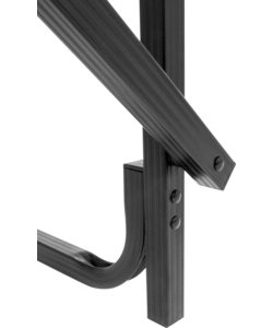 SEDIA DA CAMPEGGIO BRUNNER "ARAVEL DIRECTOR" IN ALLUMINIO E 3DURAFEEL NERO 45X35X48/87,2 CM