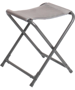 SGABELLO BRUNNER "ARAVEL 3D STOOL" IN ALLUMINIO E 3DURAFEEL GRIGIO CHIARO 27X40X45 CM