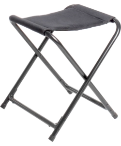 SGABELLO BRUNNER "ARAVEL 3D STOOL" IN ALLUMINIO E 3DURAFEEL NERO 27X40X45 CM