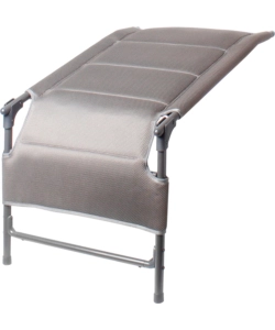 POGGIAPIEDI BRUNNER "ARAVEL 3D FOOTREST" IN ALLUMINIO E 3DURAFEEL GRIGIO CHIARO 51X71X48/43 CM