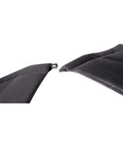 POGGIAPIEDI BRUNNER "ARAVEL 3D FOOTREST" IN ALLUMINIO E 3DURAFEEL NERO 51X71X48/43 CM