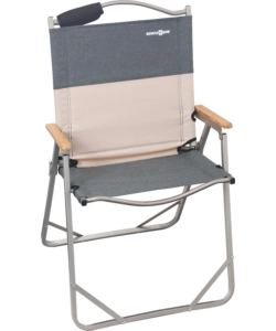 SPIAGGINA PIEGHEVOLE BRUNNER "IKARO ULTRALIGHT" GRIGIO E ROSA 54X65X89 CM