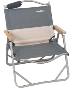 SPIAGGINA PIEGHEVOLE BRUNNER "IKARO ULTRALIGHT" GRIGIO E ROSA 53X48X61 CM