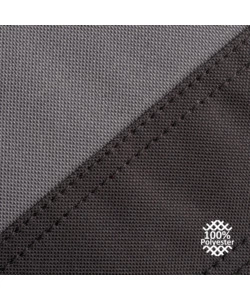 SEDIA DA CAMPEGGIO BRUNNER "ONE SHOT" IN ALLUMINIO E POLIESTERE GRIGIO E NERO 56X45,5X46/81 CM