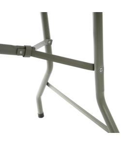 TAVOLO PIEGHEVOLE A VALIGIA DA CAMPEGGIO BRUNNER "CLUB 150" IN ACCIAIO E PLASTICA BIANCO 152X71X74 CM