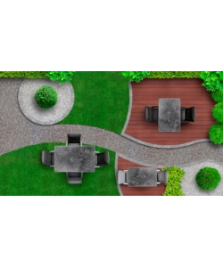 TAVOLO PIEGHEVOLE DA CAMPEGGIO BRUNNER "LINEAR 80" IN ACCIAIO NERO 80X60X63/83 CM