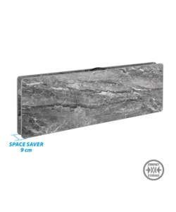 TAVOLO PIEGHEVOLE DA CAMPEGGIO BRUNNER "ELU' DUPLIT" IN ALLUMINIO NERO 110X75X49/58/70 CM