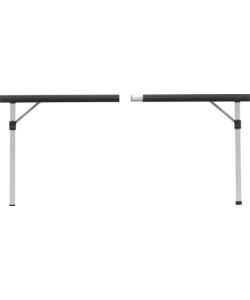 TAVOLO PIEGHEVOLE DA CAMPEGGIO BRUNNER "TITANIUM QUADRA COMPACK 4" IN ALLUMINIO 120,5X70X72 CM