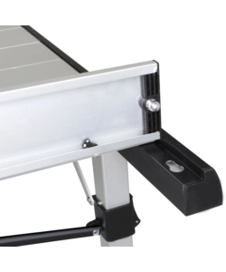 TAVOLO PIEGHEVOLE DA CAMPEGGIO BRUNNER "TITANIUM QUADRA COMPACK 4" IN ALLUMINIO 120,5X70X72 CM
