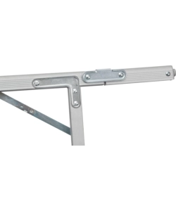 TAVOLO PIEGHEVOLE DA CAMPEGGIO BRUNNER "SILVER GAPLESS LEVEL 6" IN ALLUMINIO 140X81X70 CM