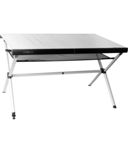 TAVOLO PIEGHEVOLE DA CAMPEGGIO BRUNNER "ACCELERATE COMPACK 4" IN ALLUMINIO 120X80X71 CM
