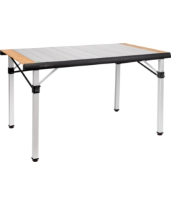 TAVOLO PIEGHEVOLE DA CAMPEGGIO BRUNNER "QUADRA TROPIC 4" IN ALLUMINIO 120,5X70X72 CM