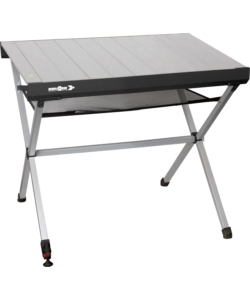 TAVOLO PIEGHEVOLE DA CAMPEGGIO BRUNNER "TITANIUM AXIA 2" IN ALLUMINIO 104X62X72 CM