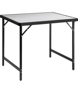 TAVOLO PIEGHEVOLE DA CAMPEGGIO BRUNNER "TORUN 2" IN ACCIAIO E ALLUMINIO 80X60X71 CM
