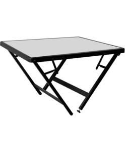 TAVOLO PIEGHEVOLE DA CAMPEGGIO BRUNNER "TORUN 2" IN ACCIAIO E ALLUMINIO 80X60X71 CM