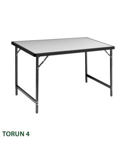 TAVOLO PIEGHEVOLE DA CAMPEGGIO BRUNNER "TORUN 4" IN ACCIAIO E ALLUMINIO 110X61,5X71 CM