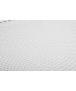 LETTINO PRENDISOLE RECLINABILE CON TETTUCCIO BRUNNER "MARBELLA HIGH" IN ALLUMINIO E SYNTEX PLUS BIANCO 198X64X48 CM