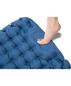 MATERASSINO SINGOLO GONFIABILE DA CAMPEGGIO BRUNNER "MOFLATE" BLU 200X70X8 CM