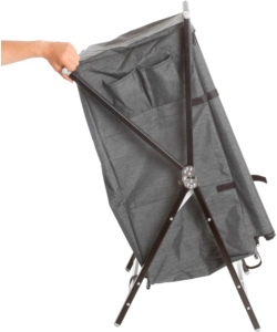 ARMADIO DA CAMPEGGIO PIEGHEVOLE BRUNNER "MERCURY CROSS LS SQ" IN ALLUMINIO E POLIESTERE GRIGIO 3 RIPIANI 60X49X100 CM