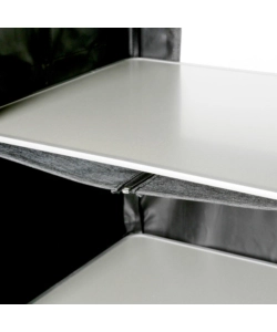 ARMADIO DA CAMPEGGIO PIEGHEVOLE BRUNNER "MERCURY CROSS HS SQ" IN ALLUMINIO E POLIESTERE 4 RIPIANI 60X49X140 CM