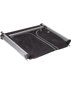 ARMADIO DA CAMPEGGIO PIEGHEVOLE BRUNNER "AZABACHE HSC CROSS S" IN ALLUMINIO E POLIESTERE NERO 6 RIPIANI 70X59X125 CM
