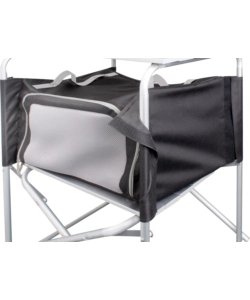 CUCINA DA CAMPEGGIO PIEGHEVOLE BRUNNER "SNACK BASIC" IN ALLUMINIO E POLIESTERE NERO 1 SCOMPARTO 62X46X90/109 CM