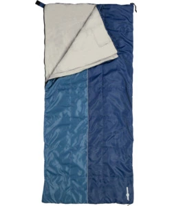 SACCO A PELO BRUNNER "HUSKY 300" IN FLANELLA BLU