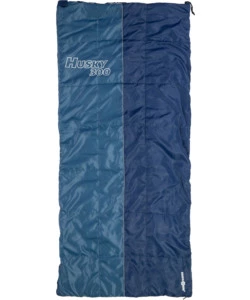 SACCO A PELO BRUNNER "HUSKY 300" IN FLANELLA BLU