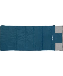 SACCO A PELO LIGHT CON CAPPUCCIO BRUNNER "STARFLYER" IN NYLON E COTONE BLU 220X85 CM