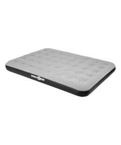 MATERASSO PIAZZA E MEZZA GONFIABILE DA CAMPEGGIO BRUNNER "FLAIR DOUBLE" GRIGIO 191X137X22 CM