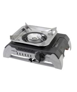 FORNELLO DA CAMPEGGIO A GAS BRUNNER "DEVIL 450" IN METALLO 1 FUOCO 35,5X22,6X23 CM