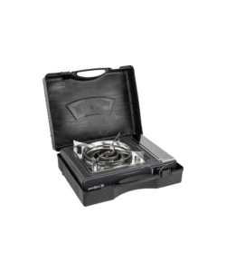 FORNELLO DA CAMPEGGIO A GAS BRUNNER "DEVIL SD NG" IN ACCIAIO INOX 1 FUOCO 37,2X28,6X12,5 CM