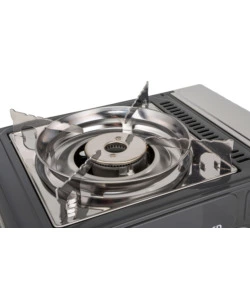 FORNELLO DA CAMPEGGIO A GAS BRUNNER "DEVIL SD NG" IN ACCIAIO INOX 1 FUOCO 37,2X28,6X12,5 CM