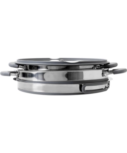 SET PENTOLE DA CAMPEGGIO COLLASSABILI BRUNNER "VOLCANO PASTA AL VOLO" IN PLASTICA E ACCIAIO INOX