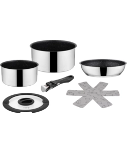 SET PENTOLE DA CAMPEGGIO BRUNNER "ACADEMY MINI" IN ACCIAIO INOX
