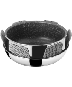 SET PENTOLE DA CAMPEGGIO BRUNNER "ACADEMY MINI" IN ACCIAIO INOX