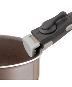 SET PENTOLE DA CAMPEGGIO BRUNNER "CHOCOLATE 9+1 Ø 22" IN ALLUMINIO ANTIADERENTE