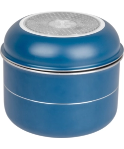 SET PENTOLE DA CAMPEGGIO BRUNNER "CAREZZA SPACEMASTER Ø 22" IN ALLUMINIO