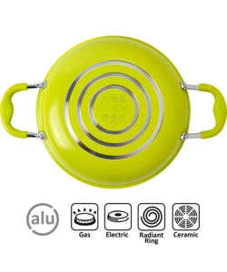 SET PENTOLE DA CAMPEGGIO BRUNNER "JUNIPER NG 8+1 Ø 22" IN ALLUMINIO ANTIADERENTE