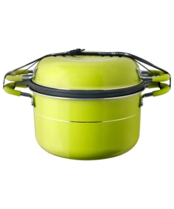 SET PENTOLE DA CAMPEGGIO BRUNNER "JUNIPER NG 8+1 Ø 22" IN ALLUMINIO ANTIADERENTE